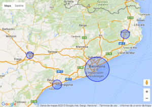 Introducción a Google Maps APIv3 (parte 8): Creando círculos