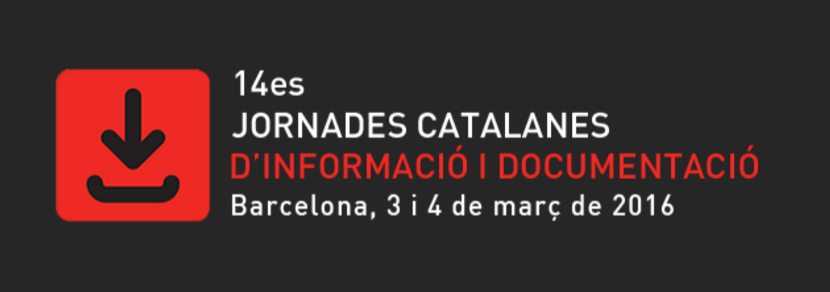 Logo de las 14 Jornadas Catalanas de Información y Documentación