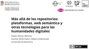 Materiales del curso Más allá de los repositorios: plataformas, web semántica y otras tecnologías para las humanidades digitales