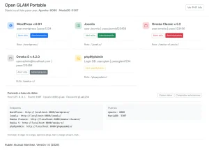 Open GLAM Portable: un entorno local para experimentar con gestores de contenidos y repositorios digitales
