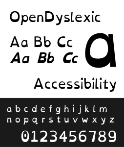 Tipografía OpenDyslexic